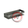 Полка для душа прямая Lemark 300 мм SHELF LINE из нерж. стали с крючками, графит
